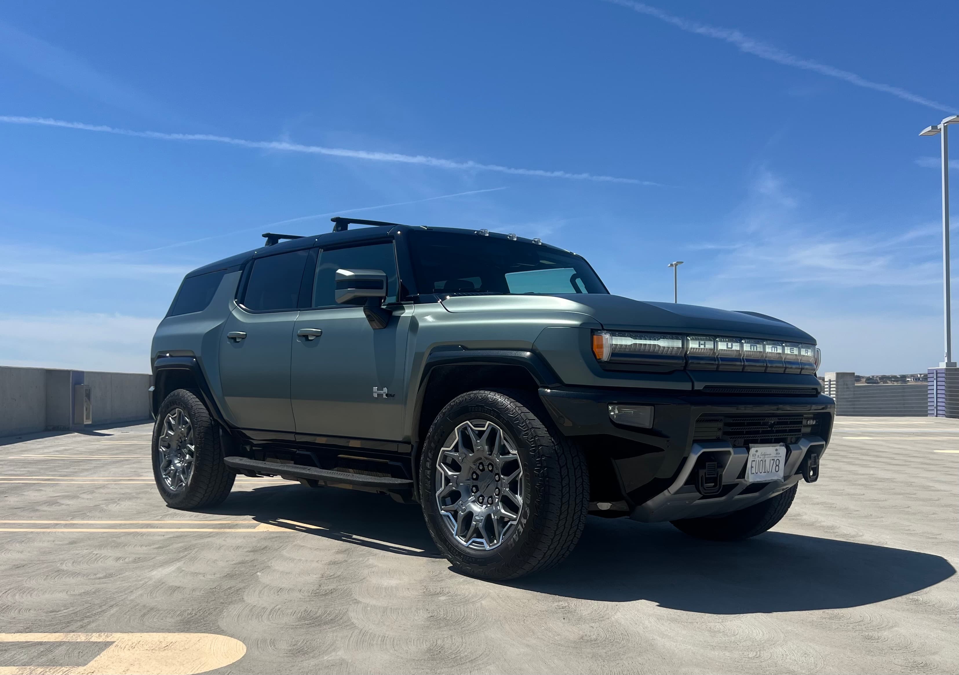 Moonshot Green Matte GMC HUMMER EV 3X